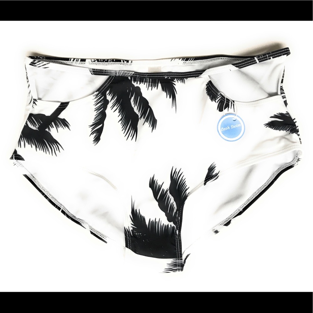 New High Waist Semi Cheeky Bikini Bottoms